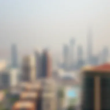 Abu Dhabi Skyline with Luxury Developments Panoramic view of Abu Dhabi skyline highlighting luxury developments