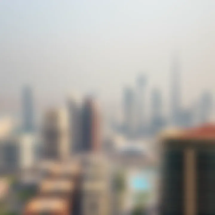 Abu Dhabi Skyline with Luxury Developments Panoramic view of Abu Dhabi skyline highlighting luxury developments