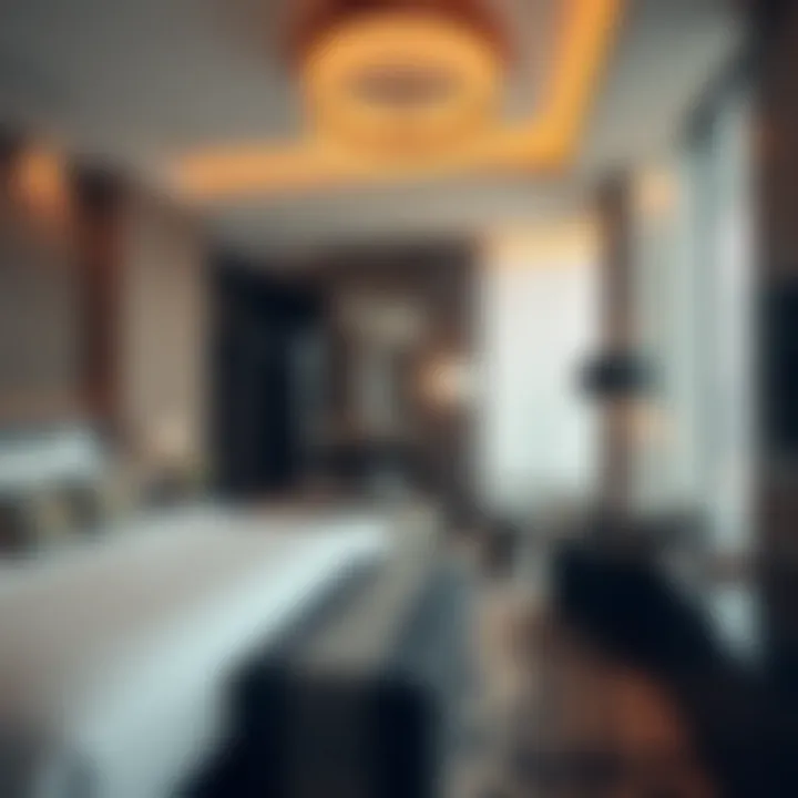 Luxurious Hotel Room on Sheikh Zayed Road Luxurious hotel room with modern decor