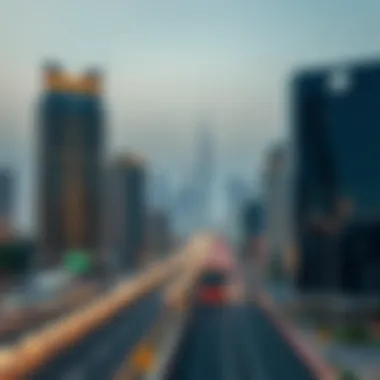 Stunning Skyline of Sheikh Zayed Road Scenic view of Sheikh Zayed Road skyline