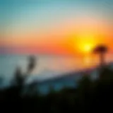 Sunset Serenity at Al Heera Beach Breathtaking view of Al Heera Beach at sunset