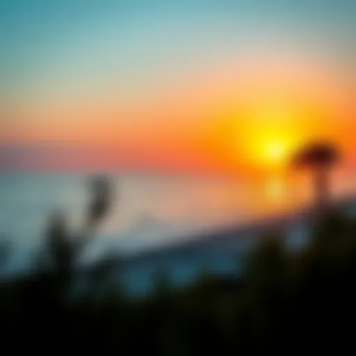 Sunset Serenity at Al Heera Beach Breathtaking view of Al Heera Beach at sunset