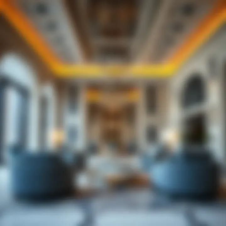 Opulent Interiors of Al Maya DIFC Luxurious interior spaces in Al Maya DIFC