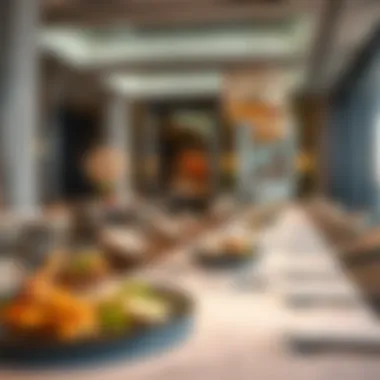 Exquisite Culinary Experience at the Dining Area Dining area showcasing exquisite culinary offerings