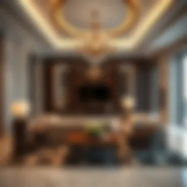 Interior Design of Burj Binghatti Residence Luxurious interior design of a residence in Burj Binghatti