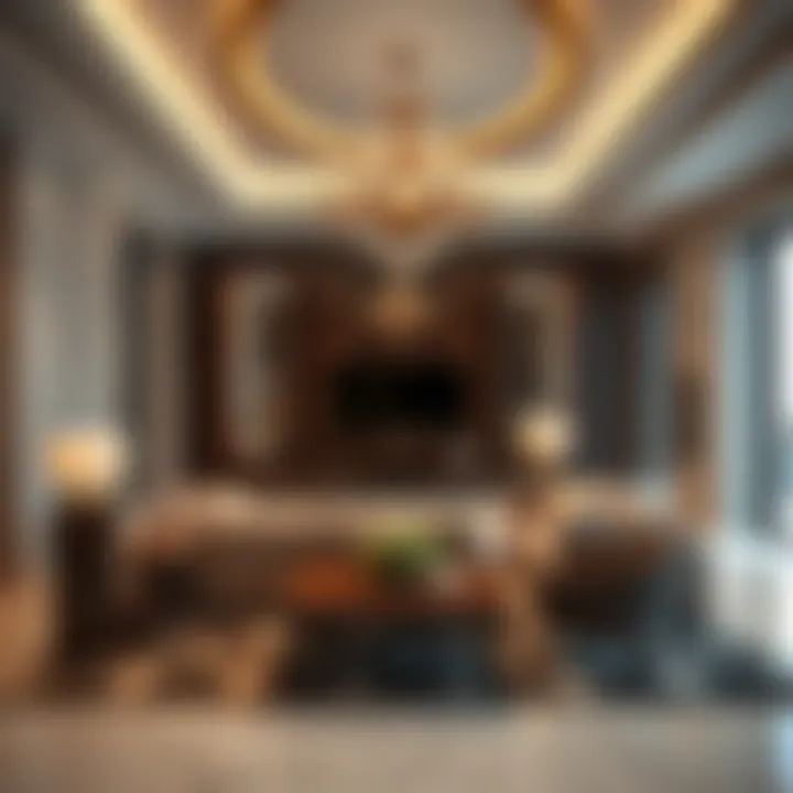 Interior Design of Burj Binghatti Residence Luxurious interior design of a residence in Burj Binghatti