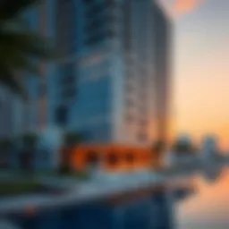 Exterior view of Cavalli Casa Tower showcasing its modern architecture