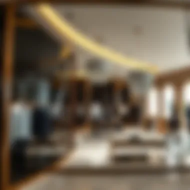 Inside a Luxury Boutique at Dubai Mall Luxury boutique interior showcasing high-end fashion