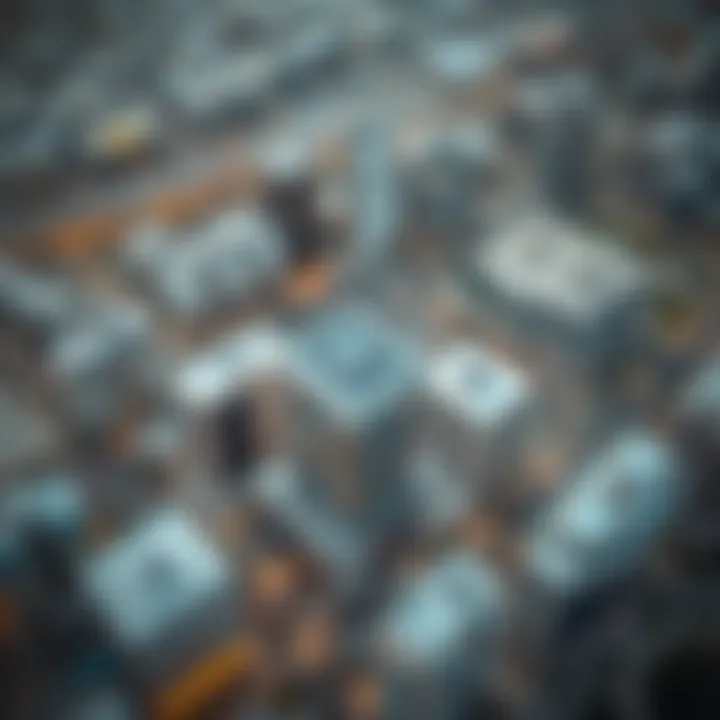 Aerial view highlighting the Darwish Building's location within Al Barsha