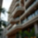 Architectural detail of the Darwish Building