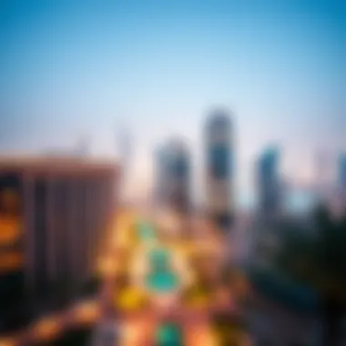 Skyline view of Dubai Silicon Oasis