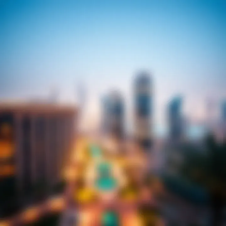 Skyline view of Dubai Silicon Oasis