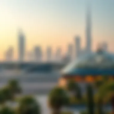 Dubai's Evolving Skyline: Glasshouses in Real Estate Dubai skyline featuring modern glasshouses in real estate