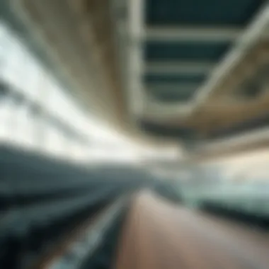 Innovative Interior Design of Dubai Tennis Stadium Interior design of the Dubai Tennis Stadium highlighting spectator seating