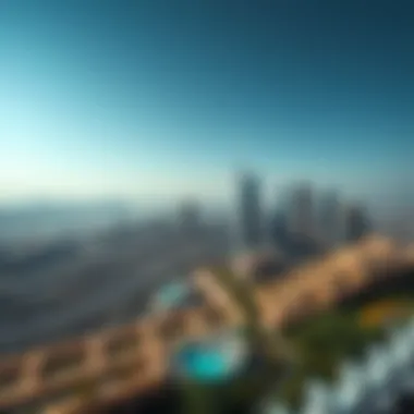 Stunning skyline view featuring Eagle Hills developments