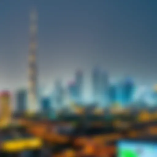 Dubai Skyline: A Secure Metropolis Overview of Dubai skyline with security features