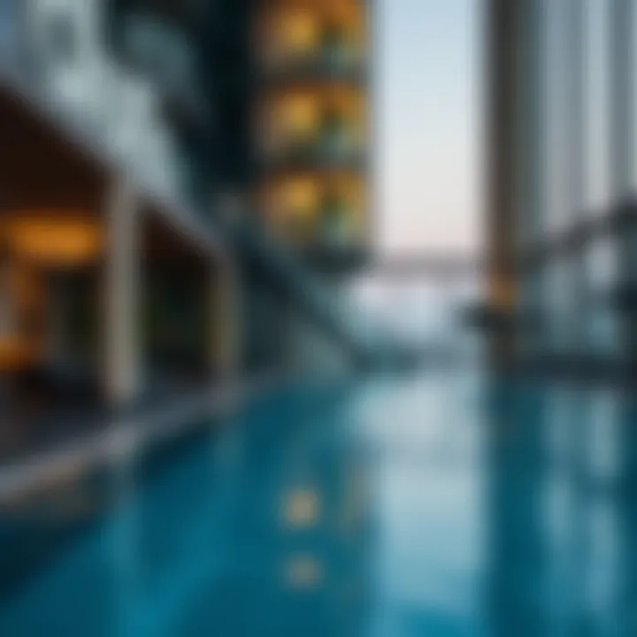 Exceptional Amenities at Alexis Tower Amenities offered at Alexis Tower including pool and fitness center