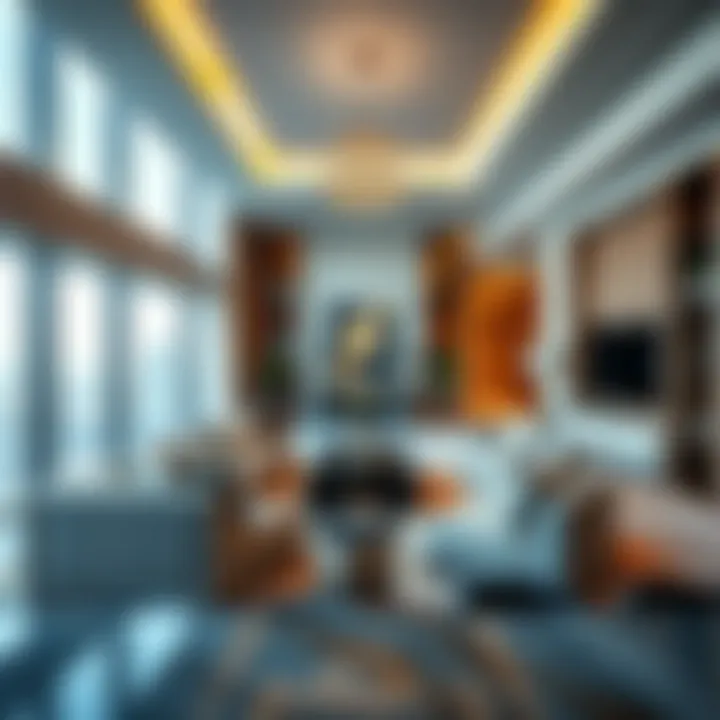 Luxurious Interiors of Alexis Tower Luxurious interior design of a residential unit in Alexis Tower