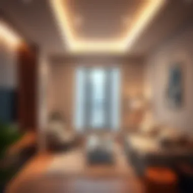 Modern one-bedroom apartment interior