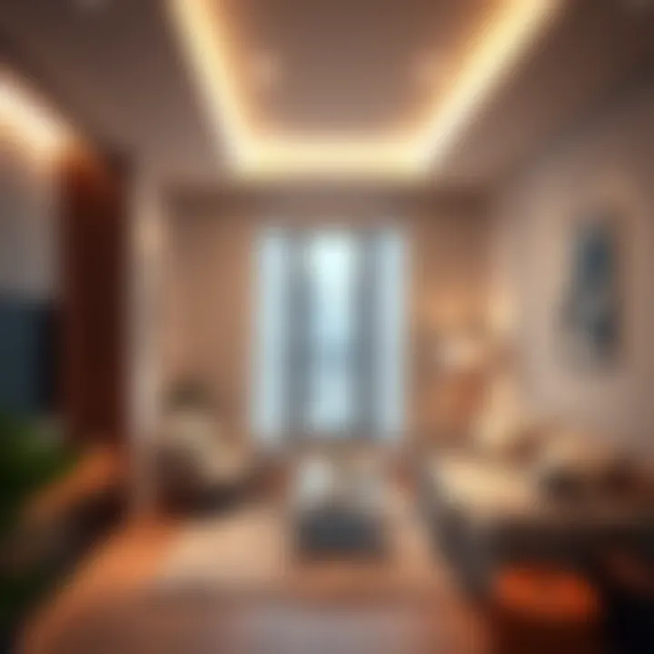 Modern one-bedroom apartment interior