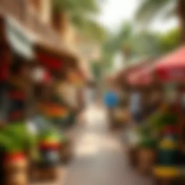 Local market in Discovery Gardens highlighting neighborhood amenities