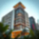 Stunning facade of Al Noor Building showcasing modern architecture