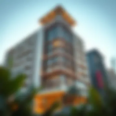 Modern Architecture of Al Noor Building Stunning facade of Al Noor Building showcasing modern architecture