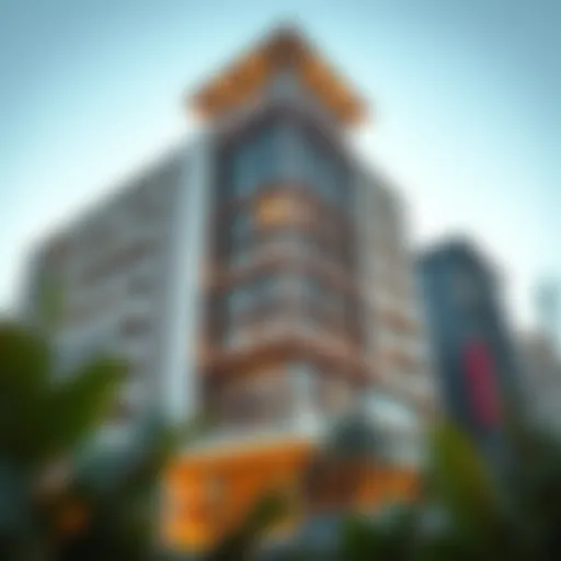 Modern Architecture of Al Noor Building Stunning facade of Al Noor Building showcasing modern architecture