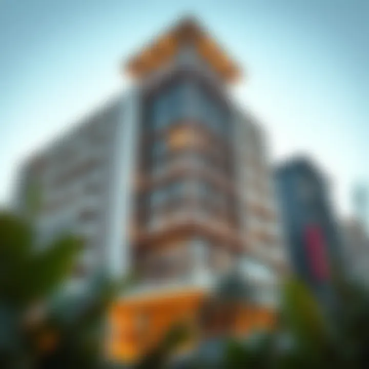 Modern Architecture of Al Noor Building Stunning facade of Al Noor Building showcasing modern architecture