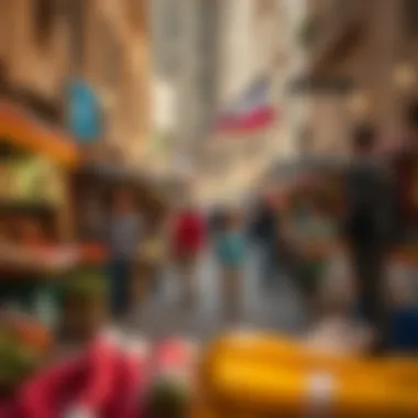 Vibrant Community Lifestyle in Al Warqa 1 Vibrant lifestyle showcasing local markets and community activities
