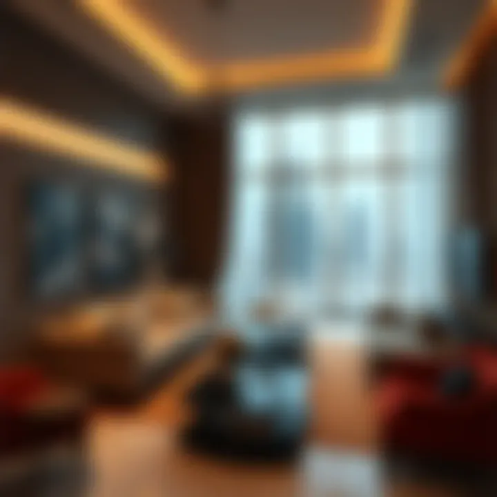 Luxurious apartment interiors offered by Aqua Properties