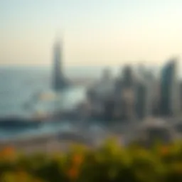 Stunning skyline of a major Arabian Gulf city