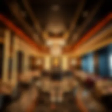 Luxury Club Interior Interior of a luxury club featuring elegant design and ambiance