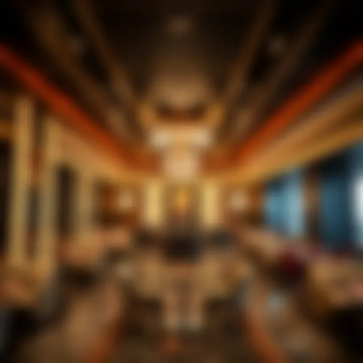 Luxury Club Interior Interior of a luxury club featuring elegant design and ambiance