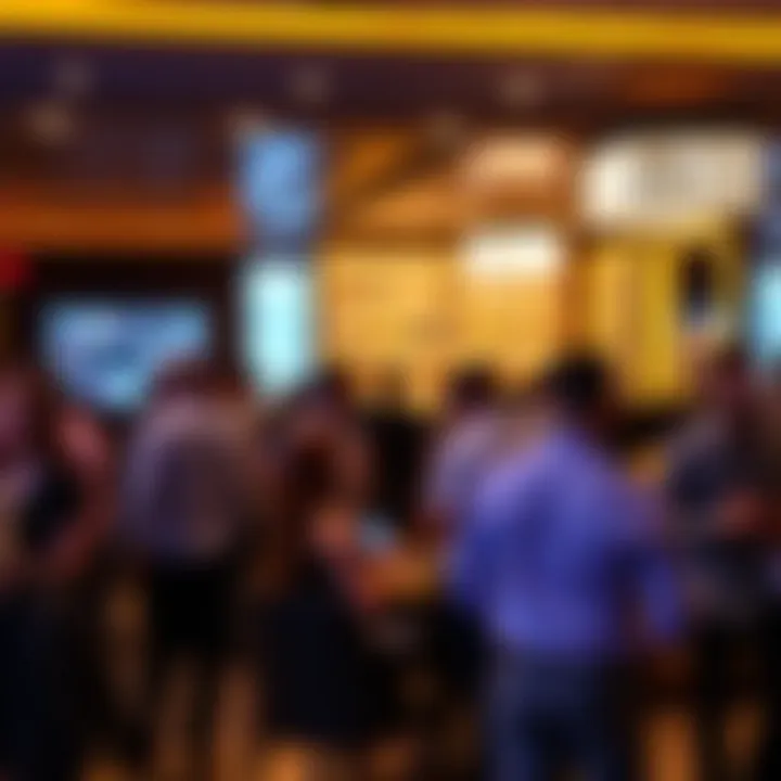 Networking Event at Business Bay Club A bustling networking event within one of the clubs in Business Bay