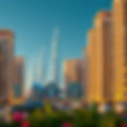 A stunning view of Nakheel's architectural projects in Dubai
