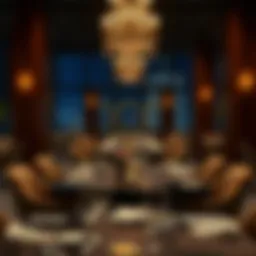 Elegant dining setup at Al Marhabani Restaurant