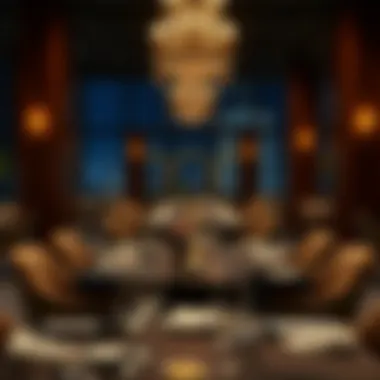 Elegant dining setup at Al Marhabani Restaurant