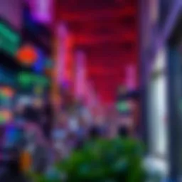 Vibrant streets of Deira showcasing cultural heritage