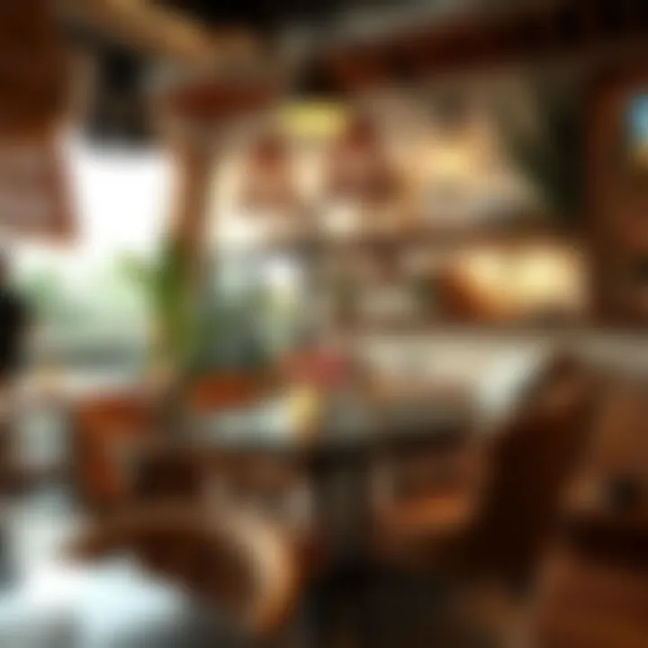 A cozy cafe with a unique ambiance perfect for solo retreats