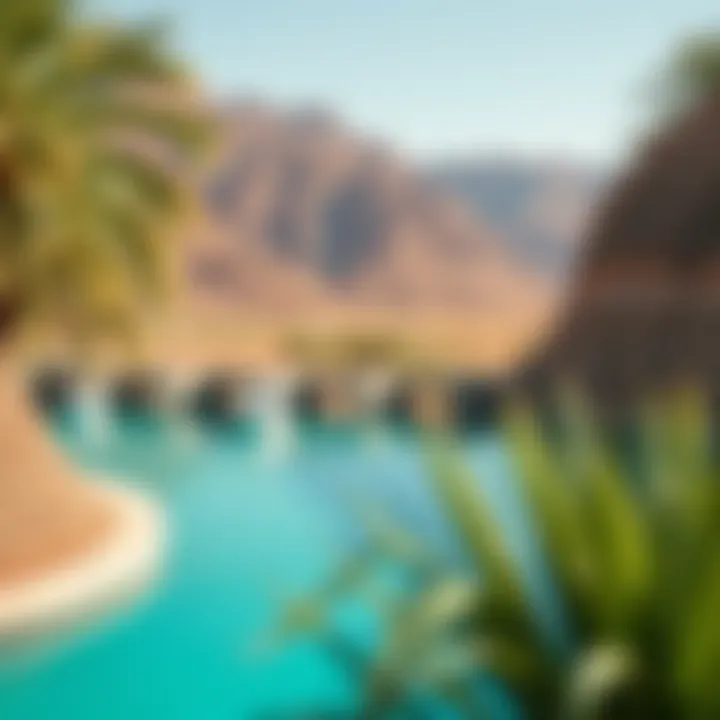 An outdoor adventure spot showcasing Dubai's natural beauty