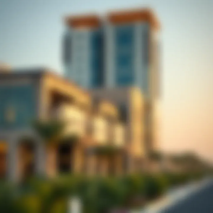 Commercial development near Dubai Dunes highlighting business potential