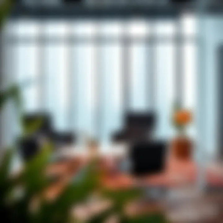 A sleek office furniture setup reflecting modern design trends