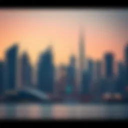 A stunning skyline view of Dubai showcasing modern architecture