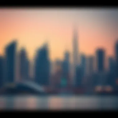 A stunning skyline view of Dubai showcasing modern architecture