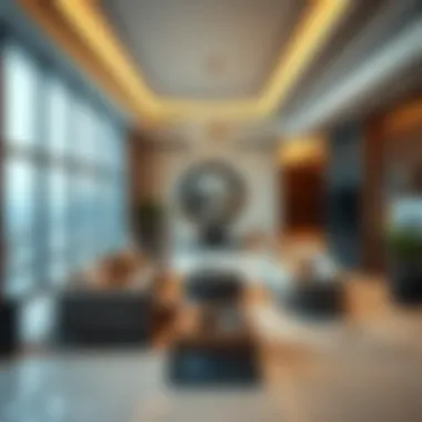 Luxurious interiors of a high-end apartment by Emaar