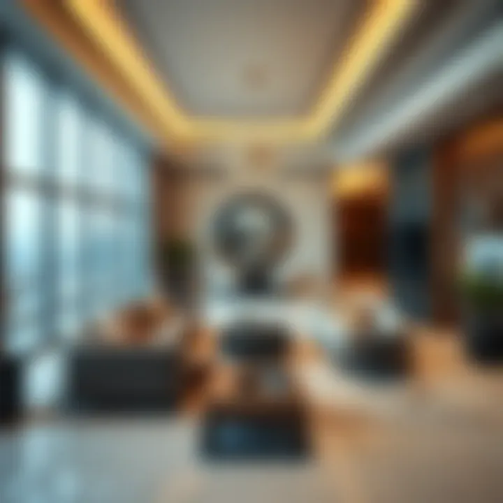 Luxurious interiors of a high-end apartment by Emaar