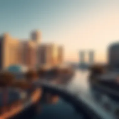 Emirates Hospital Jumeirah Overlooking Dubai Canal Stunning view of Emirates Hospital Jumeirah with Dubai Canal