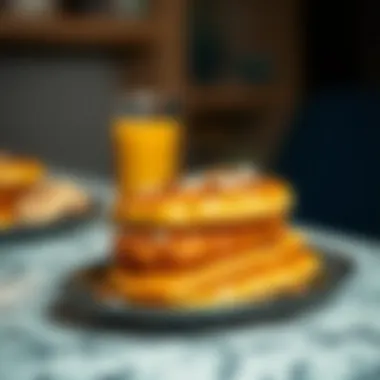 Close-up of popular Emirati breakfast dish, Balaleet.