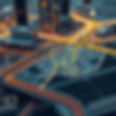 Connectivity Map of Equiti Metro Station 2 in Dubai Map illustrating connectivity of Equiti Metro Station 2 within Dubai